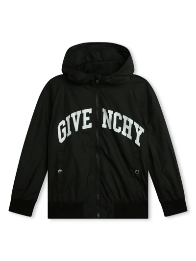 Givenchy Giacca A Vento Con Stampa In Black