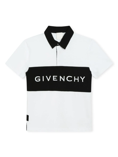 Givenchy Polo Con Ricamo In White