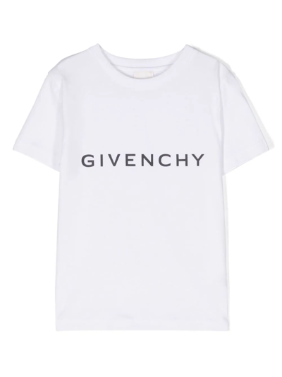 Givenchy T-shirt Con Logo Stampato In White