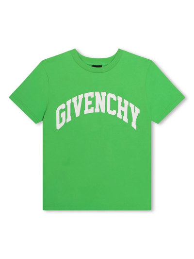Givenchy T-shirt Con Logo In Green