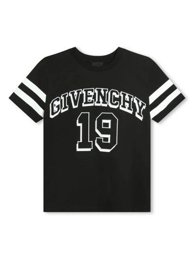 Givenchy T-shirt Con Logo Ricamato In Black