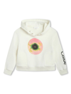 Chloé Graphic-print Organic Cotton Hoodie In White