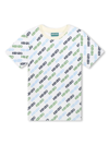 Kenzo Logo-print Organic Cotton T-shirt In White
