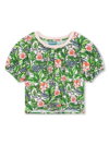 KENZO T-SHIRT STAMPA A FIORI