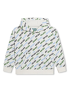 Kenzo Logo-print Cotton Hoodie In White
