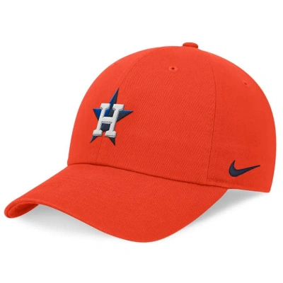 Nike Orange Houston Astros Evergreen Club Adjustable Hat