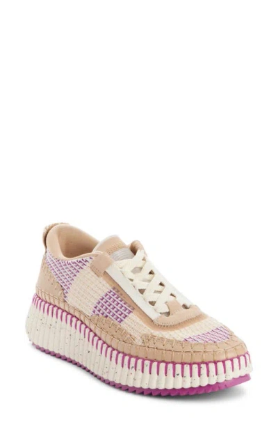 Chloé Nama Low Top Trainers In Beige