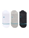 Stance Athletic 3-pack Tab Socks In Grey