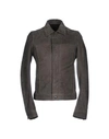 RICK OWENS Leather jacket,41739291FC 3