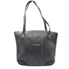 DIOR DIOR CD BLACK LEATHER TOTE BAG (PRE-OWNED)