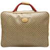 GUCCI GUCCI SHERRY BEIGE CANVAS TRAVEL BAG (PRE-OWNED)