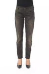 Byblos Cotton Jeans & Women's Pant In Black