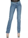 Ungaro Fever Light Blue Cotton Jeans & Pant In Blue