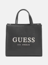 Guess Factory Lindey Mini Tote In Black