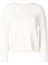 UMA WANG KNIT HOLEY TOP,UK7140GISELLE12252582