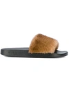 GIVENCHY fur slider sandals,BE0820980612264231