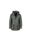 Woolrich Lp Mountain Virgin Wool Blend Parka In Green