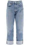 AGOLDE JEANS DRITTI CON CAVALLO BASSO FRAN