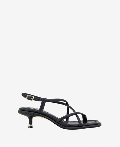 Kenneth Cole Women's Ginger Strappy Toe Ring Sandals In Black