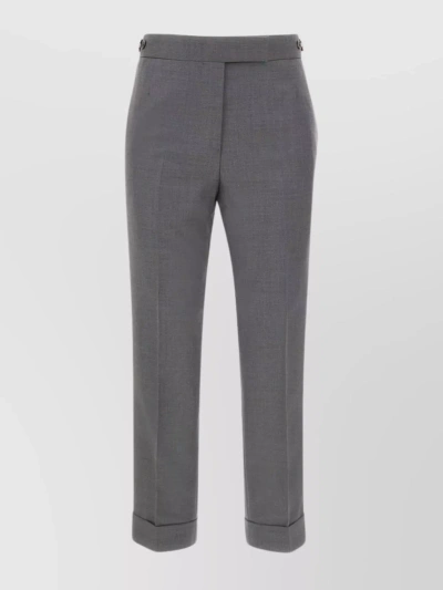 Thom Browne Trousers In Med Grey