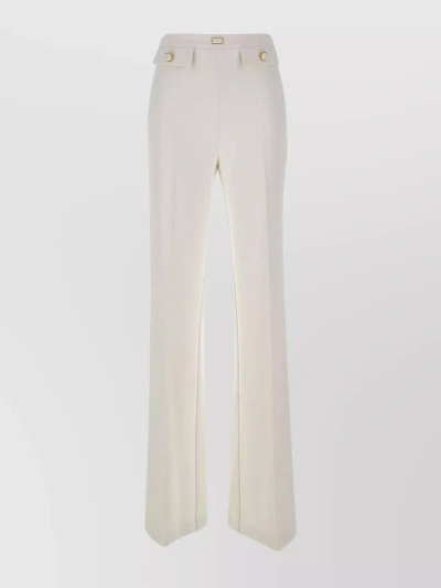 Elisabetta Franchi Trousers In White