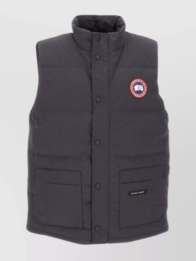 Canada Goose Gray Freestyle Crew Vest In Military Green