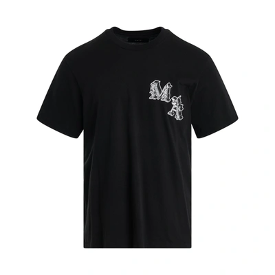 Amiri Angel Logo-print Cotton T-shirt In Negro