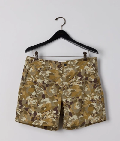 Billy Reid Camellia Moore Hybrid Swim Short - Olive Multi