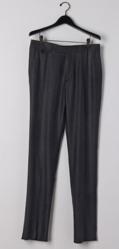 Billy Reid Flat Front Trouser - Charcoal