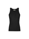 Pangaia Women's 365 Lightweight Rib Tank Top — Black In Black