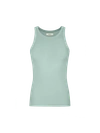 Pangaia Women's 365 Lightweight Rib Tank Top — Eucalyptus Blue In Eucalyptus Blue