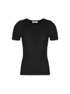 Pangaia Women's 365 Lightweight Rib T-shirt — Black In Black