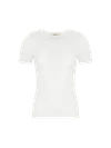 Pangaia Women's 365 Lightweight Rib T-shirt — Off-white In Off-white