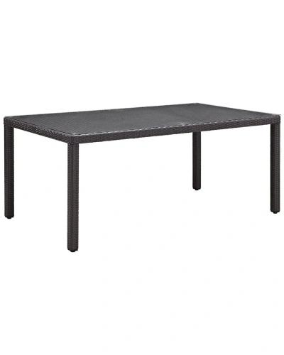 Modway Convene 82in Outdoor Patio Dining Table In Brown