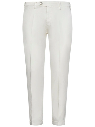 Michael Coal Mc-brad Plus 2505 Capri Trousers Clothing In Bianco