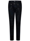 DSQUARED2 DSQUARED2 BLACK BULL RIPPED WASH COOL GUY JEANS