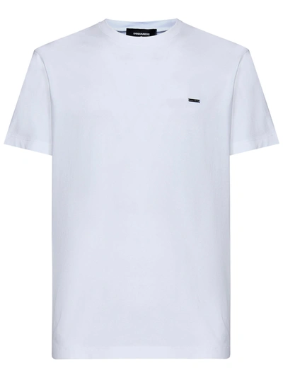 Dsquared2 T-shirt Cool Fit  In Bianco