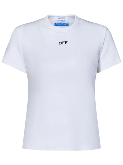 Off-white T-shirt  In Bianco