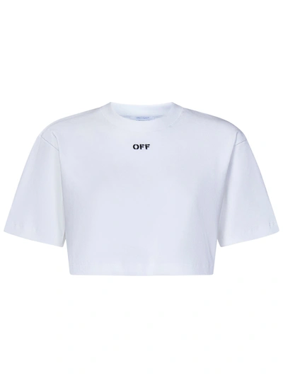 Off-white T-shirt In Bianco