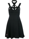 PHILIPP PLEIN SYMMETRIC STRAP DRESS,F17CWRG0209PTE008N12272234