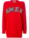 AMEN embellished logo sweatshirt,AMW1722512268670