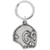 GUCCI Silver GucciGhost Skull Keychain,YBF478651001