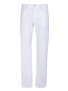 14 Bros White Straight-leg Jeans In White