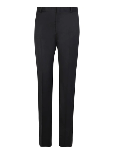 Alexander Mcqueen Black Smoking Trousers