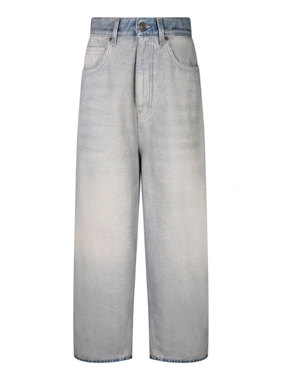 Balenciaga Jeans In Beige Cotton In Blue