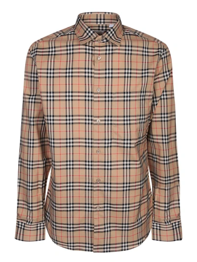 Burberry Shirts In Beige