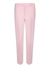 Burberry Wool Tailored Trousers In Pink