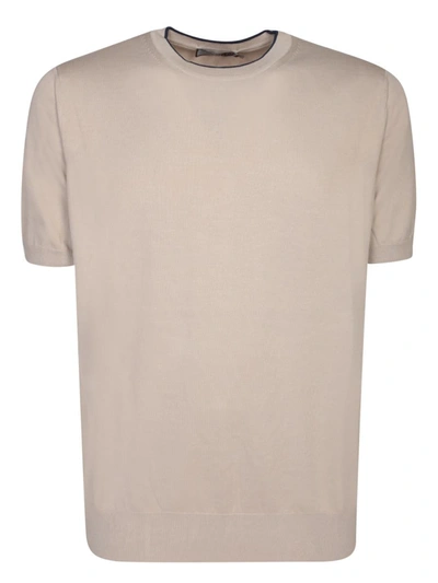 Canali Edges Blue/beige T-shirt