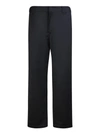 Carhartt Straight-leg Pants With Logo Patch In Black