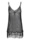Dodo Bar Or Mesh Black Top In Black